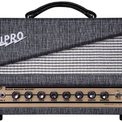 Supro 1696RTH Black Magick Reverb 25-watt Class A Tube Head image 2