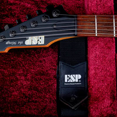 1980s ESP Custom Shop Mirage SSH Superstrat Black w/ Case image 23