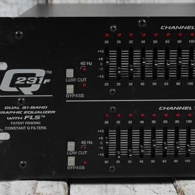 Peavey Q231F Dual 31 Band Graphic Equalizer Rack Mount EQ image 3
