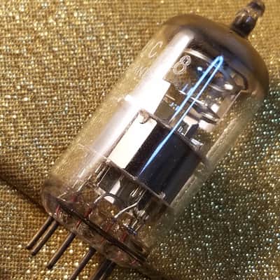 Amperex 6DJ8 tNOS AT1000 TESTED Balanced! PI Vacuum Tube Heerlen Small Halo Getter GA7 GAA GAC Bugle Boy T4bb ECC88 dual triode 1962-1968 image 9