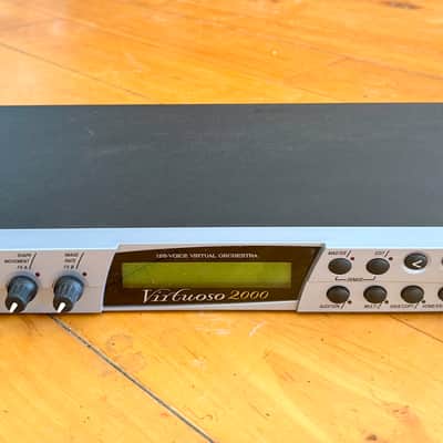 E-MU Systems Virtuoso 2000 Rackmount 128-Voice Virtual Orchestra 2000 - Silver