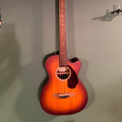 Fender Acoustic Bass CB-60SCE ACB 2010's - Aged Cherry Burst image 1
