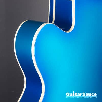 Gretsch G6120T-HR Brian Setzer Hot Rod Hollow-Body Bigsby Candy Blue Burst (Cod.1703UG) image 17