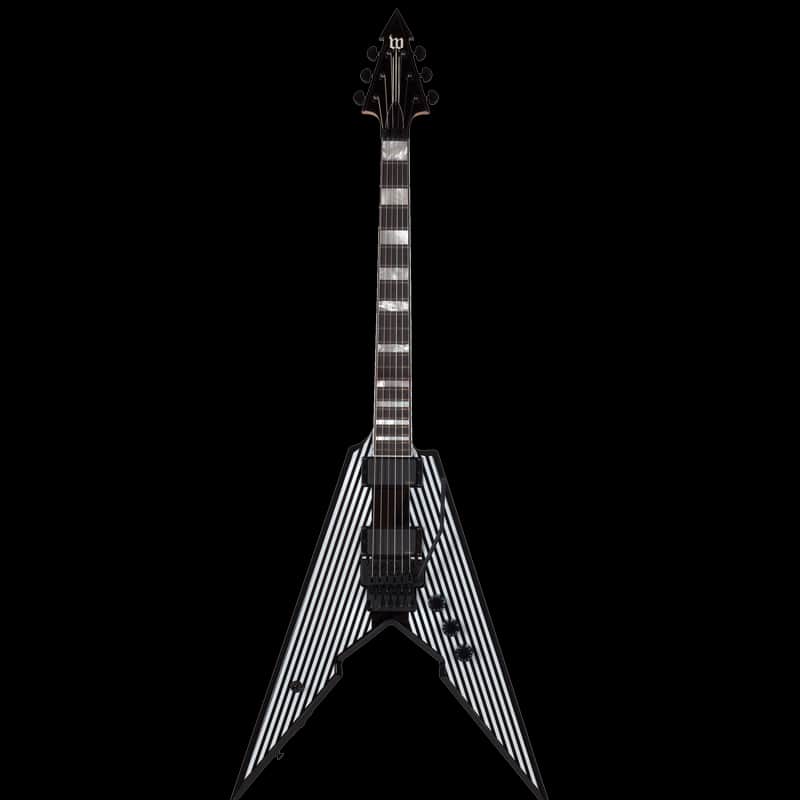 Wylde Audio Viking V Pinstripe FR Floyd Rose  Zakk Wylde V Shape Electric Guitar image 1