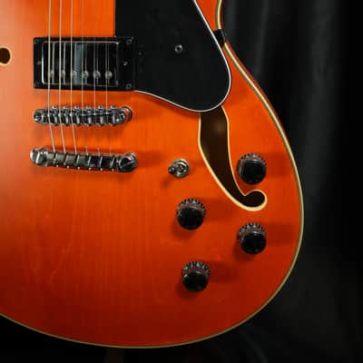 Ibanez AS73-TTF Artcore Transparent Tangerine Flat image 4