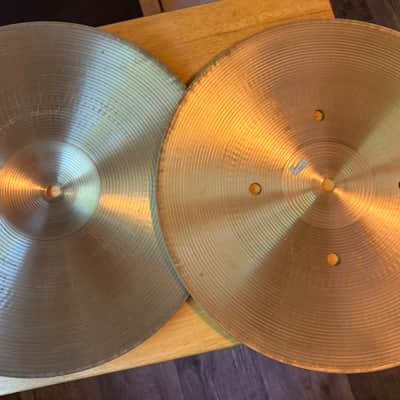 Zildjian 14" A Series Quick Beat Hi-Hat Cymbals (Pair) 1982 - 2012 - Traditional image 4