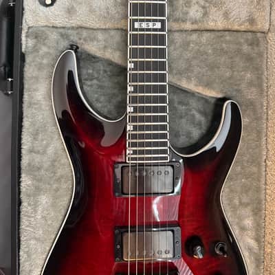 ESP E-II Horizon NT-II 2021 - Present - See Thru Black Cherry Sunburst image 2