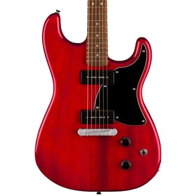 Squier Paranormal Strat-O-Sonic - Crimson Red Transparent image 1