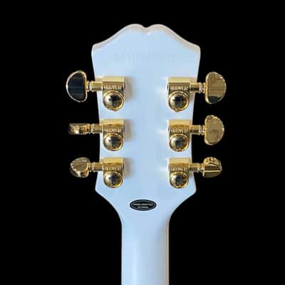 Epiphone Les Paul Custom Electric Guitar - Alpine White image 7