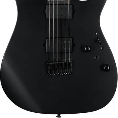 Ibanez RGRTB621 Iron Label Electric Guitar, Black Flat image 3