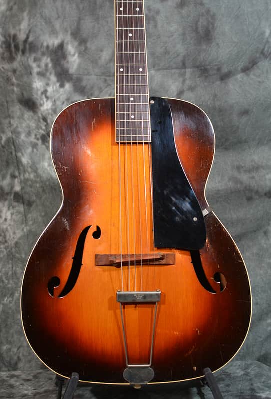 Slingerland May Bell Violin Craft Archtop Acoustic Guitar Style 82 Vintage 1936 Sunburst w Case image 1
