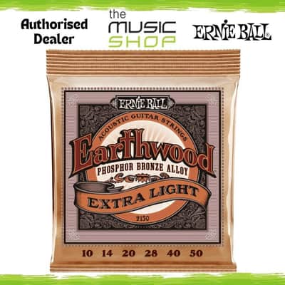 Ernie Ball Earthwood Phos Bronze 10-50 Extra Light Acoustic Guitar Strings- 2150 image 1