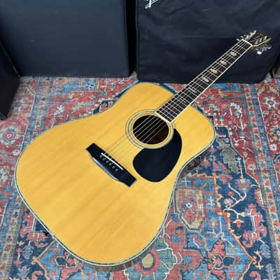 Morris D41 Style X-Braced Dreadnought Model W50 Jacaranda MIJ - 1970's image 2