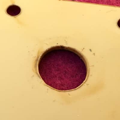 General Vintage Tone Vintage Original Specs 1954 - 1956 output Jack plate for Les Paul®️ CAB “ Cellulose Acetate “ Cream image 8