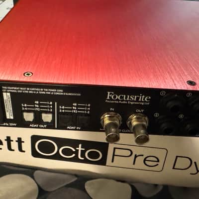 Focusrite Scarlett OctoPre Dynamic 2017 - Present - Black image 2