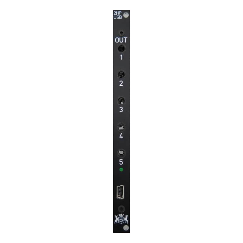 Michigan Synth Works 2HP2MIDI Eurorack USB-TRS MIDI Module (Black) image 1