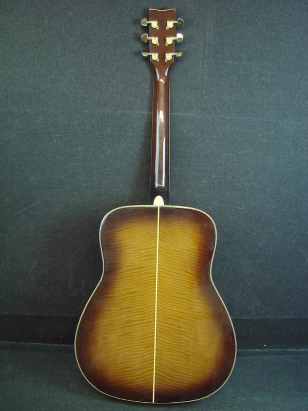 YAMAHA FG-465 (純正HC付) Yamaha FG-465 Dreadnought Vintage Burst Solid Top Acoustic Guitar