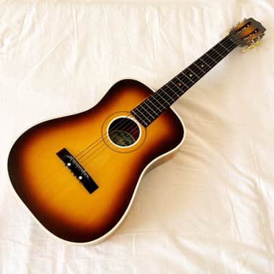 🎸 Vintage 1950s/60s Lark Toy Guitar – Shanghai, China – 19,5" Scale – Sunburst Finish image 3