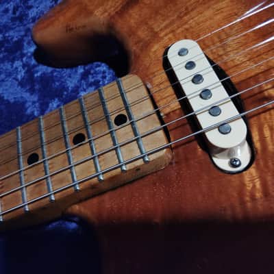 1977 Boogie Bodies Guitar Serial 107 Figured Koa image 6