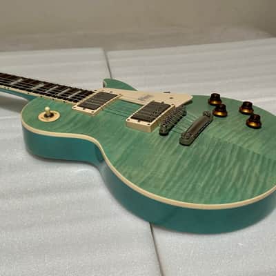 Gibson Custom Shop Les Paul Standard PSL in rare Translucent Mint Green (rare & unplayed) image 5