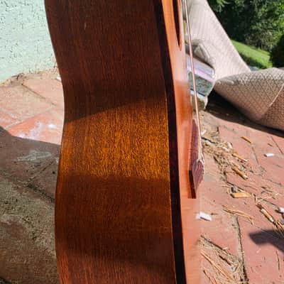 Harmony Baritone Ukelele 1950-1960s (Not certain) - Solid brown light gloss mahagony natural image 13