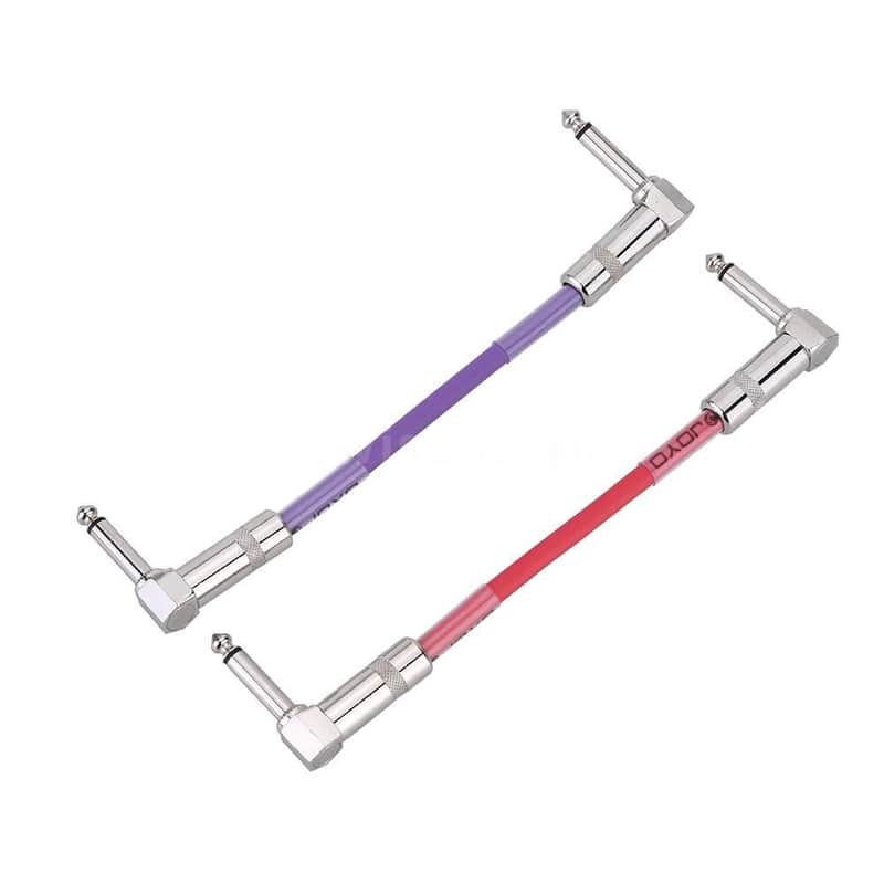 JOYO CM-05 2-Pack 1.2 ft Guitar Patch Cables multi colors image 1