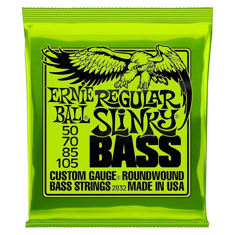 Ernie Ball Regular Slinky Nickel Wound Bass Strings (50-105) image 1
