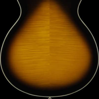 Ibanez JSM10-VYS John Scofield Signature Hollow Body Guitar 6-String - Vintage Yellow Sunburst + Case MS100C image 9