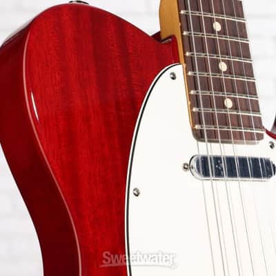 Fender Player II Telecaster Electric Guitar - Transparent Cherry with Rosewood Fingerboard (TeleP2RTCd1) image 4