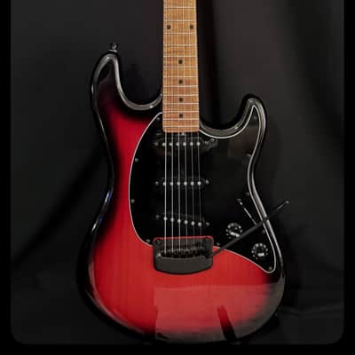 Ernie Ball Music Man Cutlass HT SSS 2022 - 2024 - Raspberry Burst image 1
