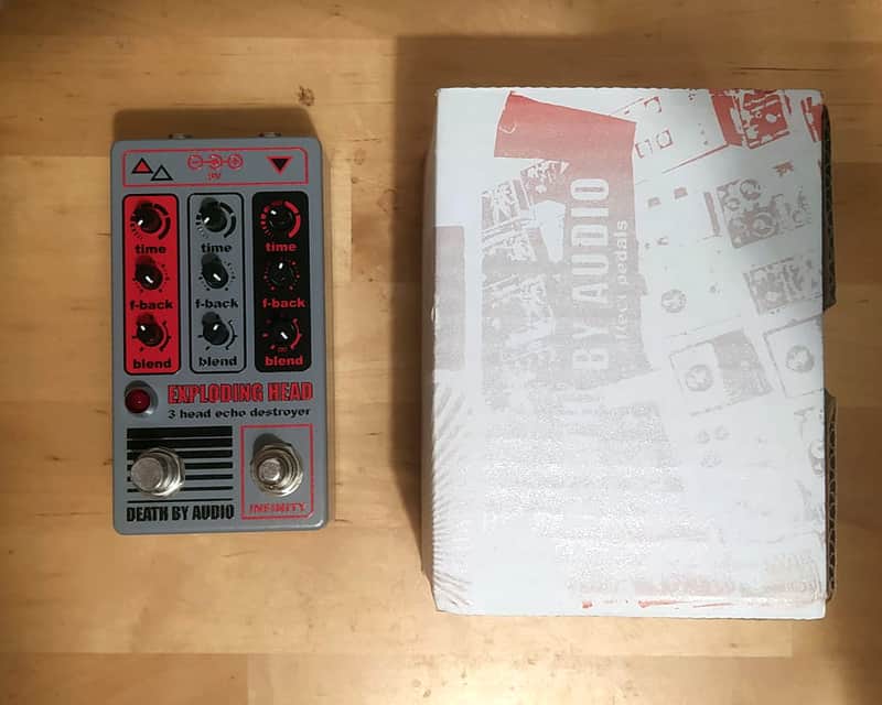 Death By Audio Exploding Head 2022 - Grey / Red Bild 1