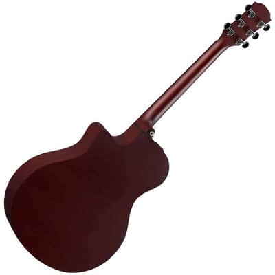 Yamaha APX600M Thinline Acoustic Guitar - Matte Smoky Black image 4