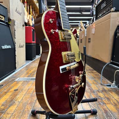 Gretsch G6129TG-59VS Limited-edition Sparkle Jet Electric Guitar Red Sparkle w/Hard Case image 2