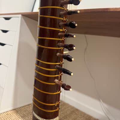 Indian Sitar – Varanasi/Sursargam No. 3 Style + Heavy Duty Custom Road Case image 7