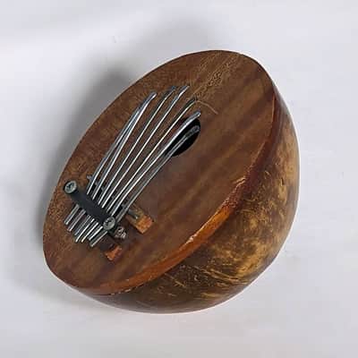 Handmade Coconut Gourd Kalimba Thumb Piano w/ 7 Tuneable Notes image 8
