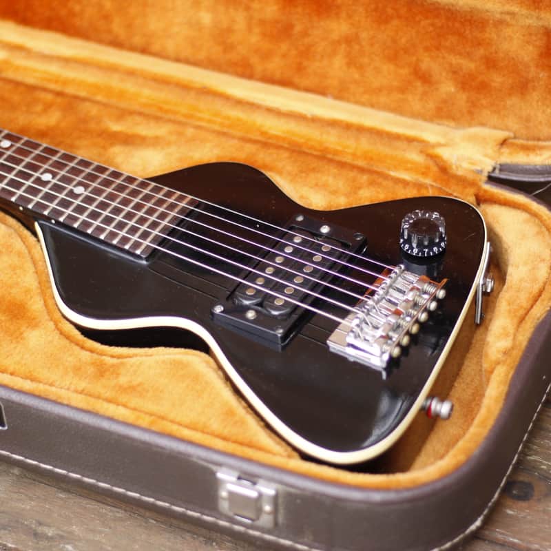 Chiquita Travel Guitar 1980's - Black image 1