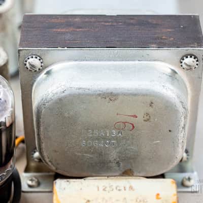 1964 Fender Bassman 6G6-B Tuxedo Brown Panel Blonde Vintage Piggyback Tube Amp, 100% Original w/ Oxford 12M6 image 18