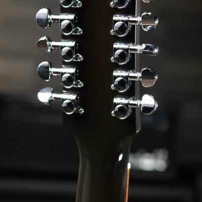 Gibson J-45 Standard 12-String Acoustic/Electric Guitar - Vintage Sunburst with Hardshell Case image 8