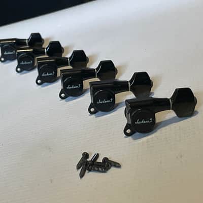 1980's Japan Charvel Jackson Import Model 1 Series R Logo Tuners Tuning Pegs 6 In Line image 1