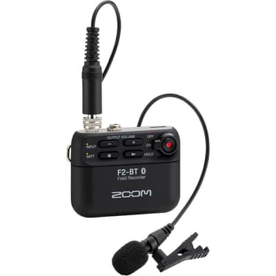 Zoom F2 BT Field Recorder with Lavalier and Bluetooth Sync image 6