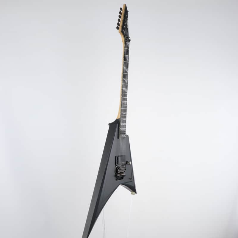 Edwards E-ALEXI BLACKY Alexi Laiho Model Metallic Black Satin | Reverb