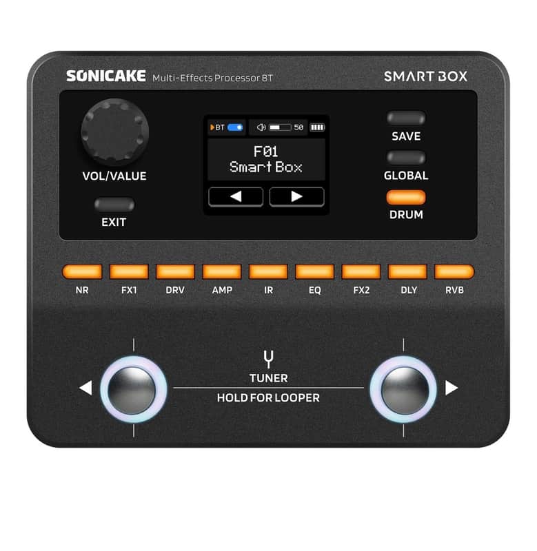 New SONICAKE Smart Box Multi-Effects Processor for Guitar/Bass 130+ Effects, NAM/IR image 1