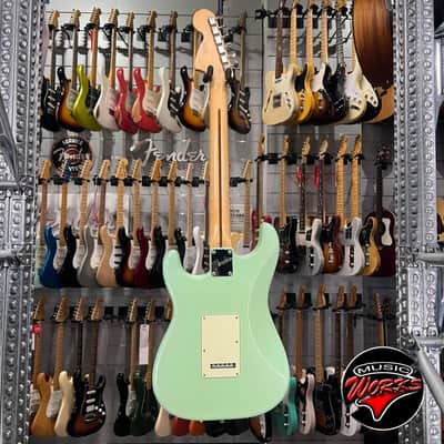 Fender   Stratocaster American Performer Satin Surf Green Hss image 7