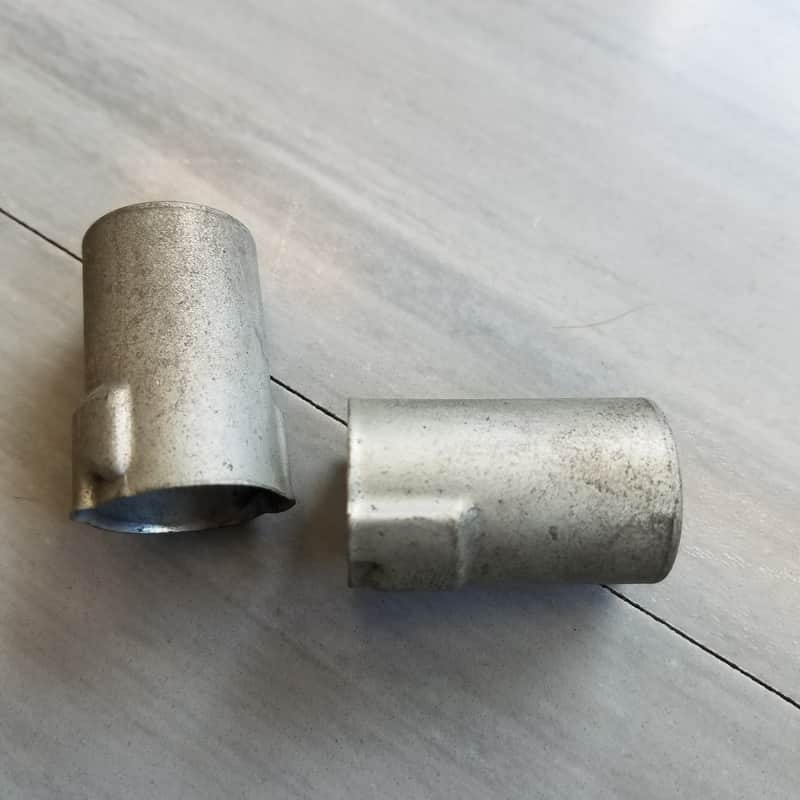 Elco Pair (2) Tube Shields 6AK5 7-pin J-Slot S0S 3 J10-SOS3 Vintage Vacuum 1950s-1960s image 1