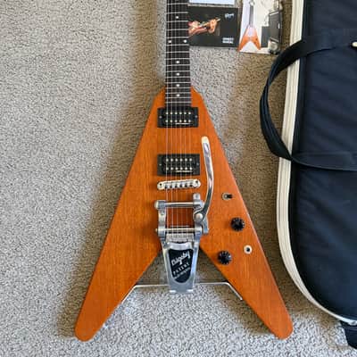 2016 Gibson Flying V Faded Natural (Lonnie Mack Tribute) image 2