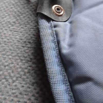 Paiste  RARE vintage Collectable cymbal soft bag 70s-80s  - Blue 🔵 and yellow 🟡 image 8