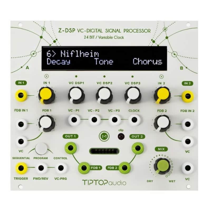 Tiptop Audio Z-DSP VC Digital Signal Processor 24 Bit/Variable Clock Module (white) image 1