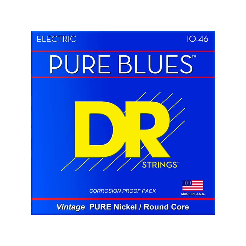 DR Strings PHR-10 Pure Blues Electric 10-46 image 1
