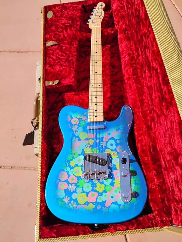 Fender TL-69 TELECASTER MIJ BLUE FLOWER 2016 image 1