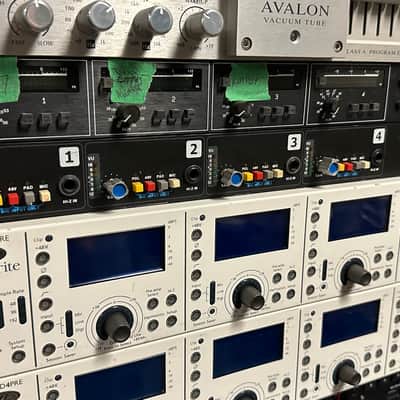 API 3124+ 4-Channel Mic Preamp - Black image 2